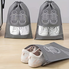 5pcs Shoe Storage Bags Drawstring Dustproof Pouches Shoes Protection Bag