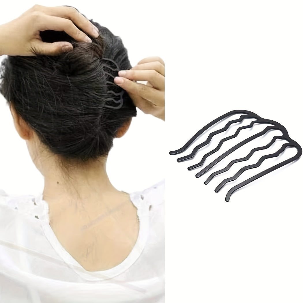 French Hair Comb for Updo Styling Hair Fork Women Girls