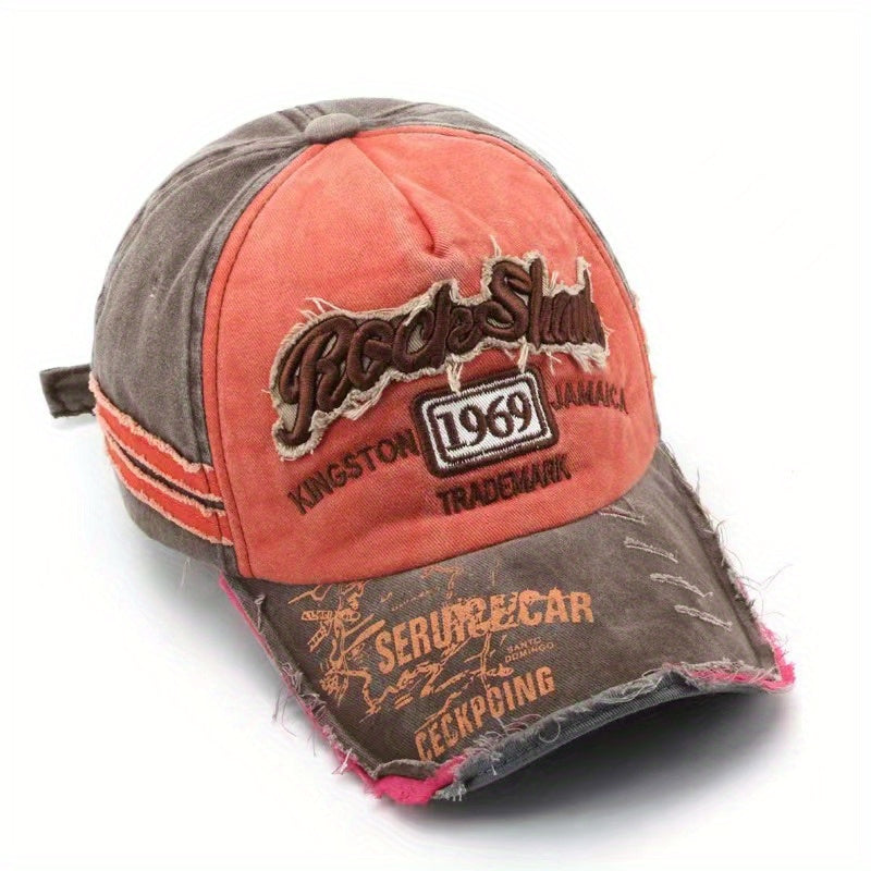 Mens Embroidered Baseball Cap in Multiple Colors
