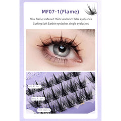 Manga Lashes Natural Individual Cluster Eye Lashes Quick Eyelash Extension