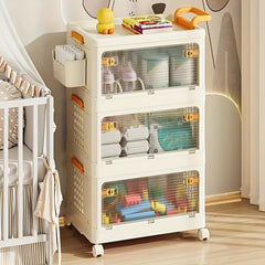 Small Storage Trolley Rack Kitchen Bathroom Mobile Storage Bedroom Bedside