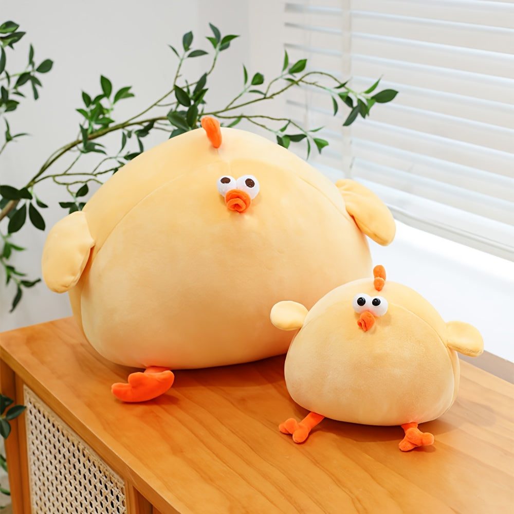 Little Yellow Chicken Plush Toy Soft Stuffed Animal Doll Perfect Gift for Kids