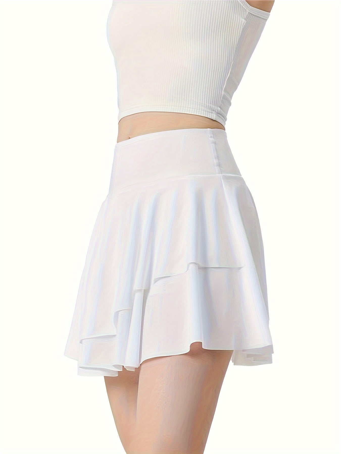Quick Dry Active Skirt Fitness Tennis Skort Women's Activewear