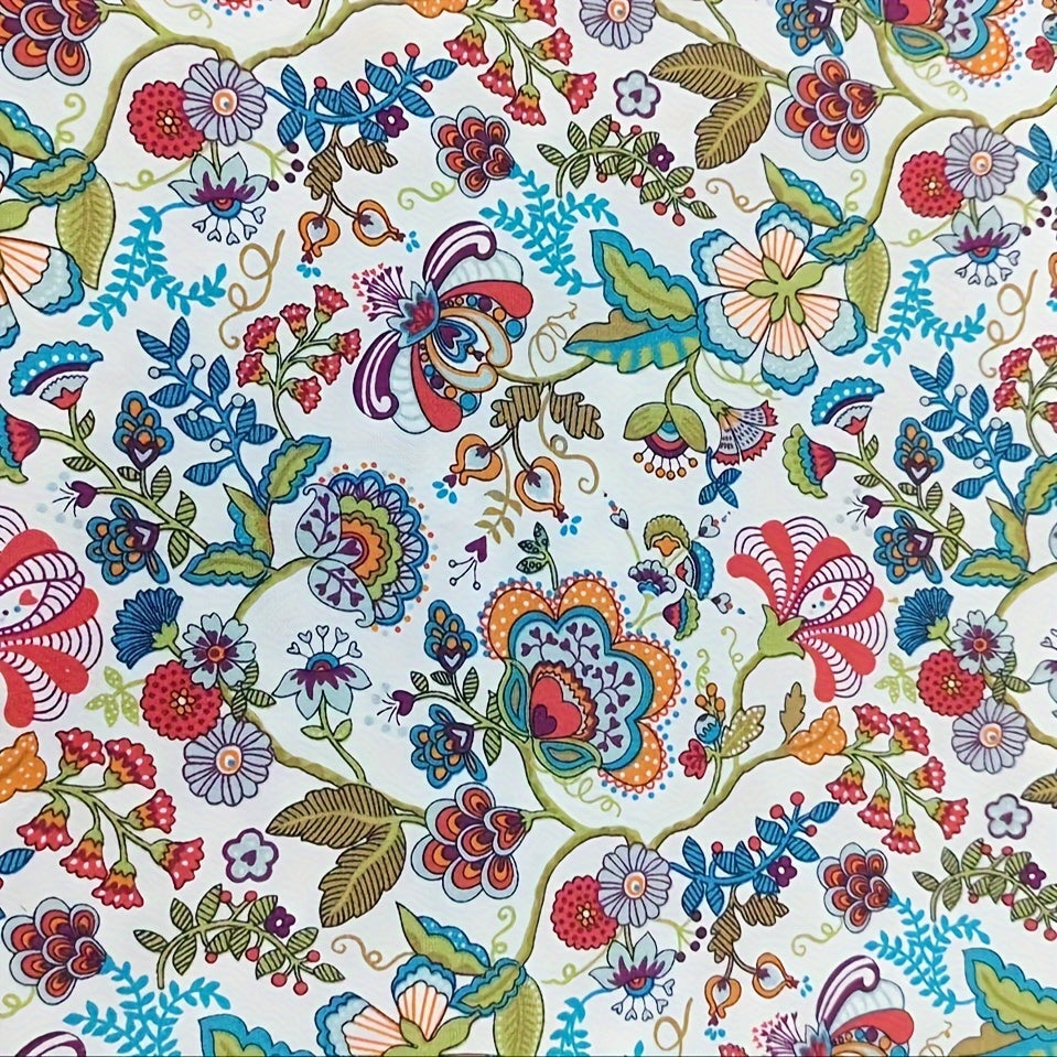 8pcs Floral Patchwork Cotton Fabric Fat Quarters Sewing Quilting Fabrics