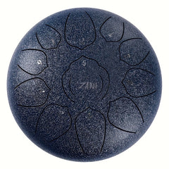 10" 11 Tone Steel Tongue Drum with Bag, Book, Mallets