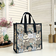 Large Capacity Toiletry Bag Travel Cosmetic Storage Bag Canvas Handbag