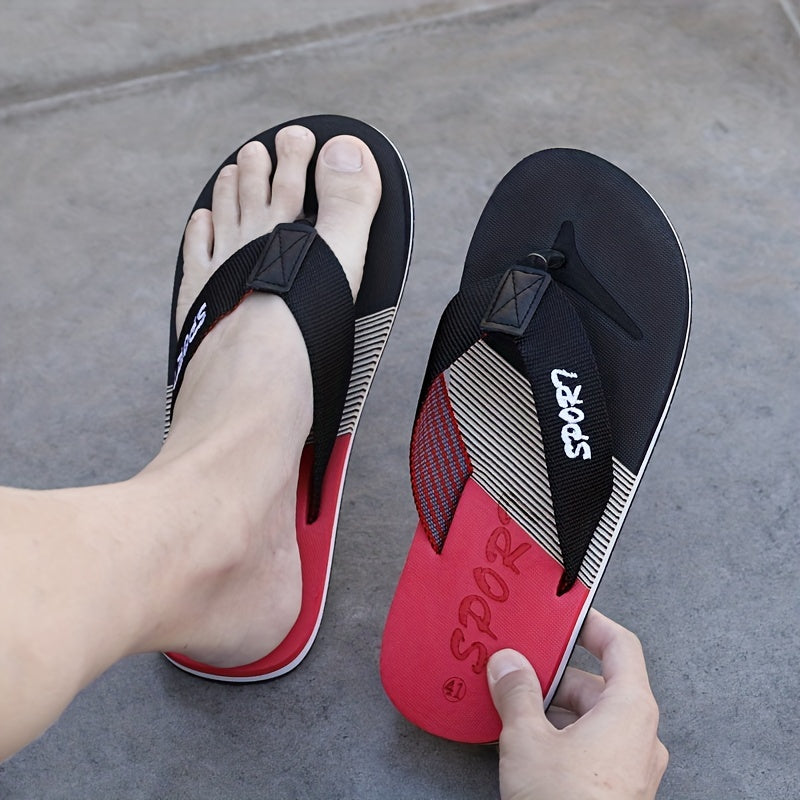 Men's Indoor Casual Flip Flops Summer Home Slippers
