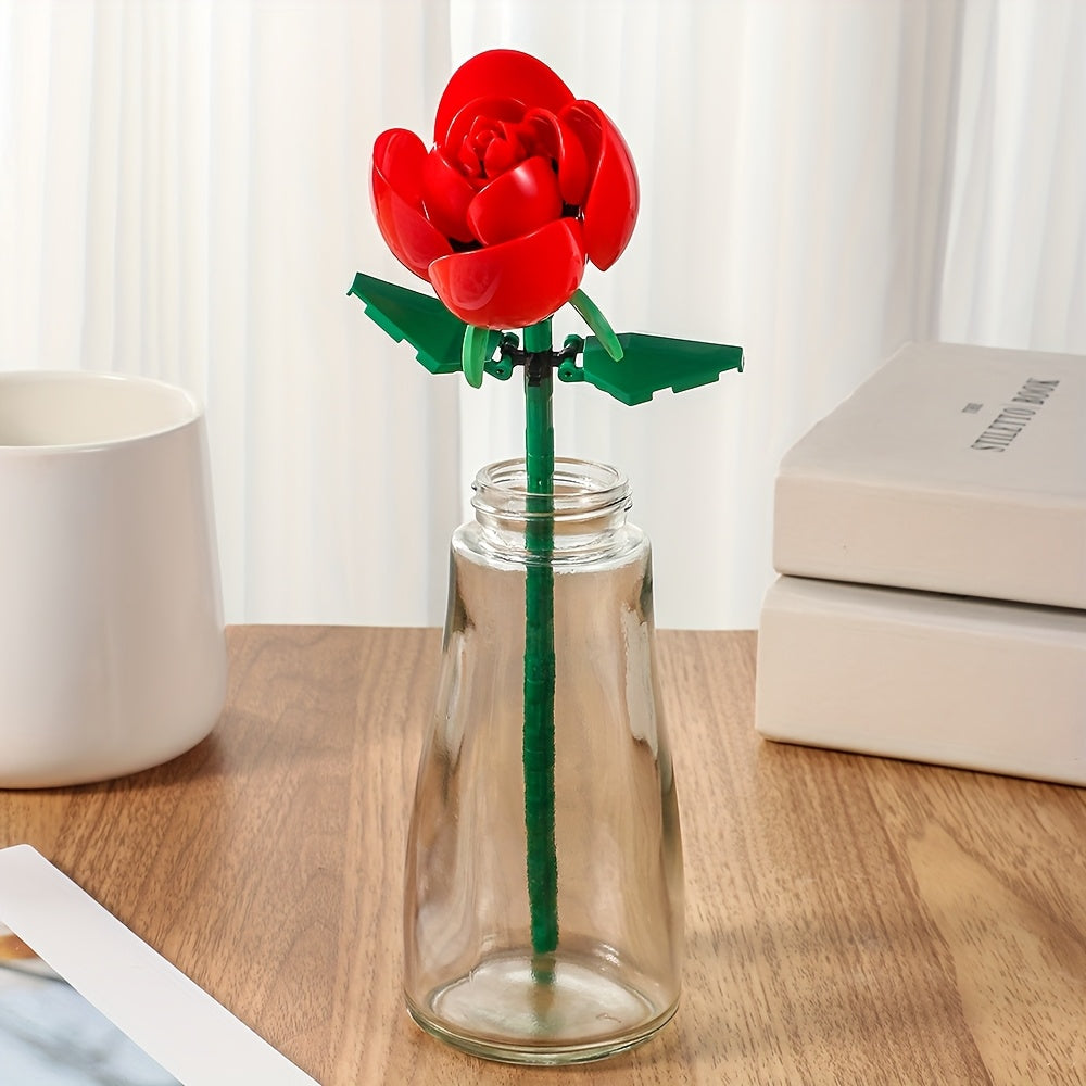 ABS Block Flower Bouquet Tall Multicolor Options Durable Mother's & Valentine's