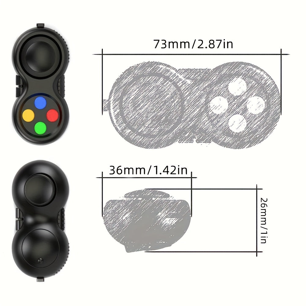 8-in-1 Fidget Pad Stress Reducer Toy
