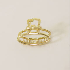 3pcs Hair Claw Golden Hair Clips Non Slip Hair Accessories