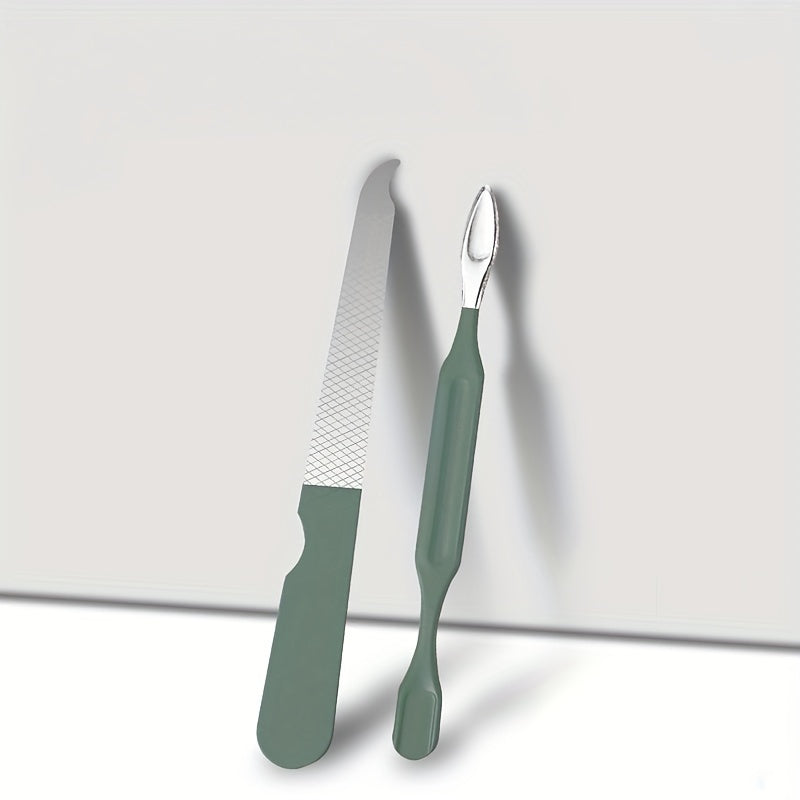 7pcs Portable Nail Clippers Stainless Steel Fingernail & Toenail Cutter