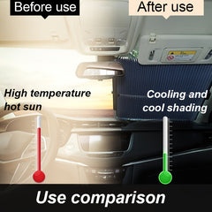 Retractable Car Sunshade Front Windshield Curtain