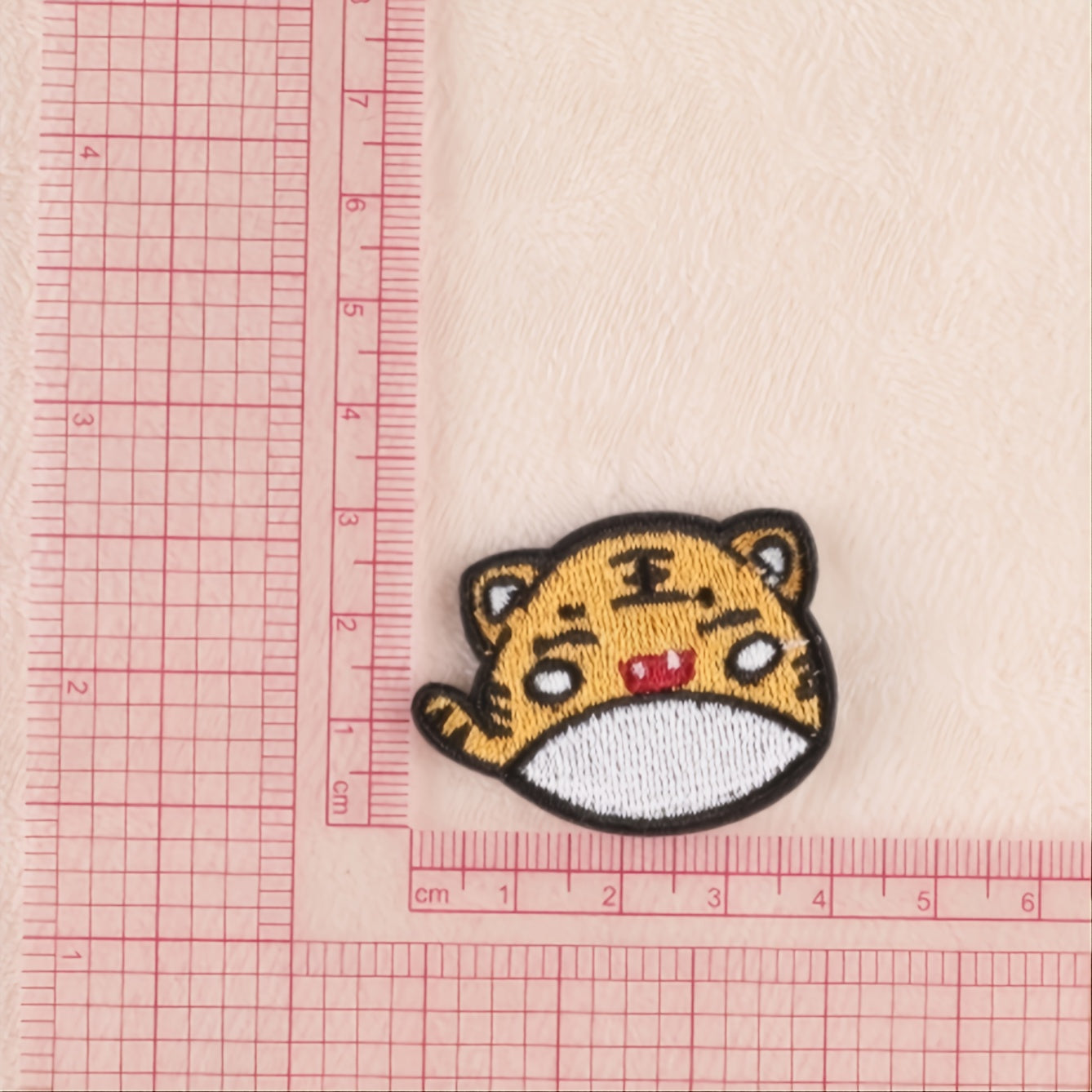 6pcs Tiger Embroider Patch Cute Cartoon Style Kids DIY Sewing Craft Supplies