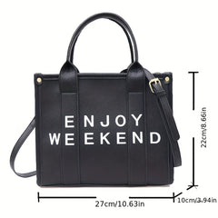 Weekend Tote Bag Crossbody Purse Double Handle