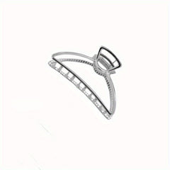 Small Half Hair Clip Girls Alloy Hair Claw Hair Accessories