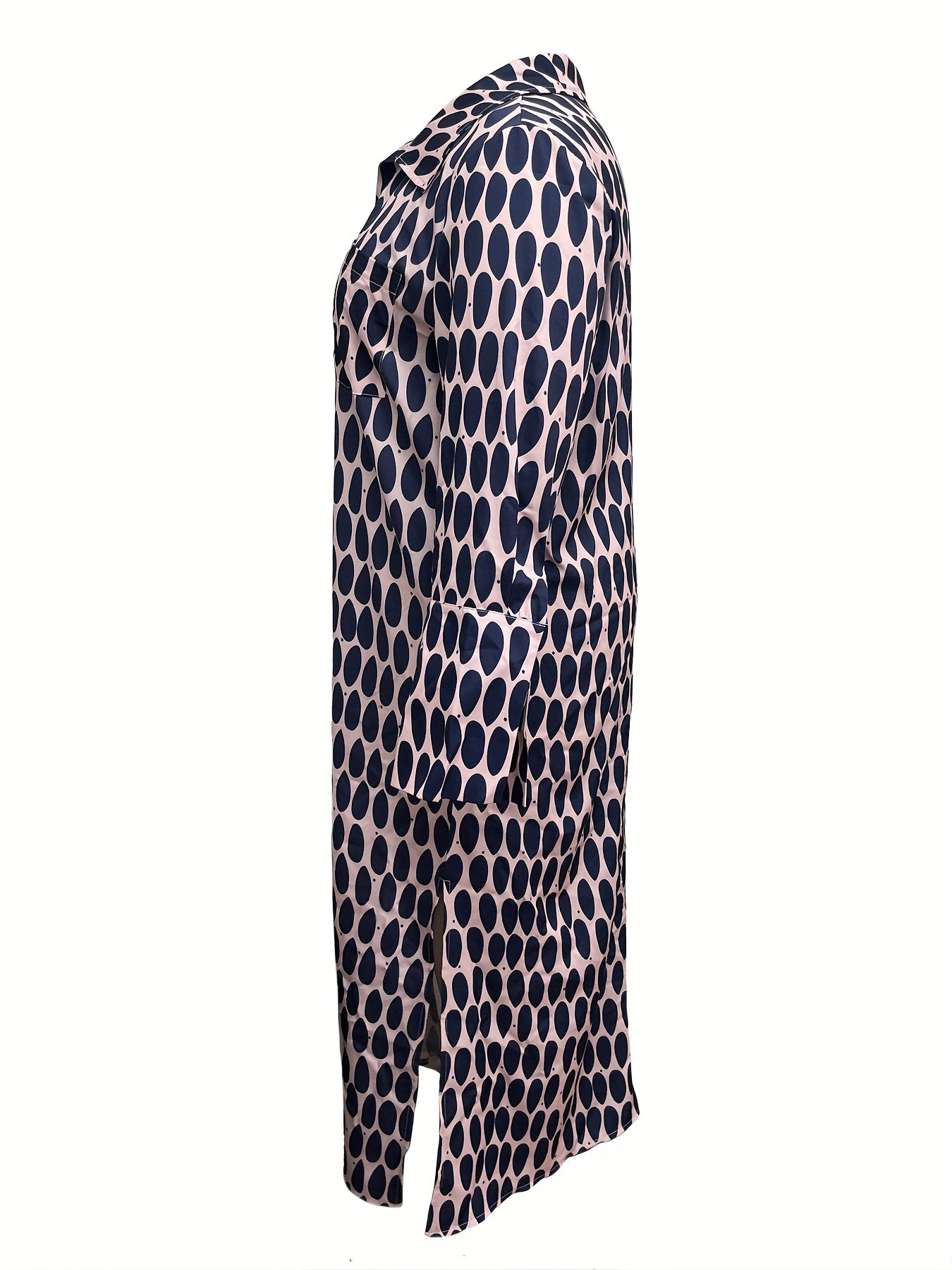  Women's V-Neck Long Sleeve Maxi Dress