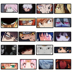 40pcs Anime Character Eyes Graffiti Stickers Waterproof DIY Decor