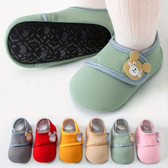 Bear Decor Non Slip Soft Floor Socks for Babies & Toddlers