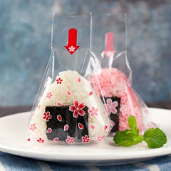 100Pcs Triangle Onigiri Wrappers Disposable Sushi Packing Bags