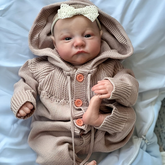 18in Reborn Dolls Realistic Newborn Silicone Baby Doll