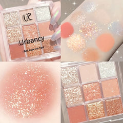 9 Colors Shimmer Matte Eyeshadow Palette Glitter Long Lasting Eye Makeup Tool