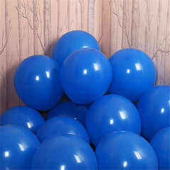 30pcs 10 inch Matte Latex Balloons with Ribbons for Party Decorations