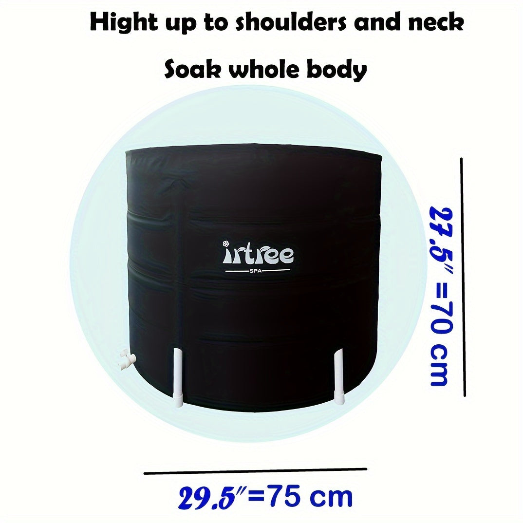 Portable Bathtub Soaking Tub Folding Bathtub Ice Bath Tub Shower Tub