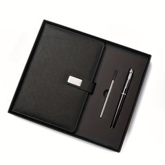 Customizable A5 Notebook Set Red Business Stationery Box