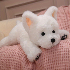 Highland Brown Panda Dog Plush Doll for Office Decoration