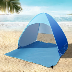 Portable Quick Opening Beach Tent Sunshade Anti UV Protection Seaside Tent
