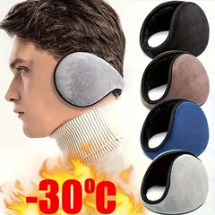 Adjustable Plush Ear Muffs for Ski Winter 30C Cold Weather Soft Lined