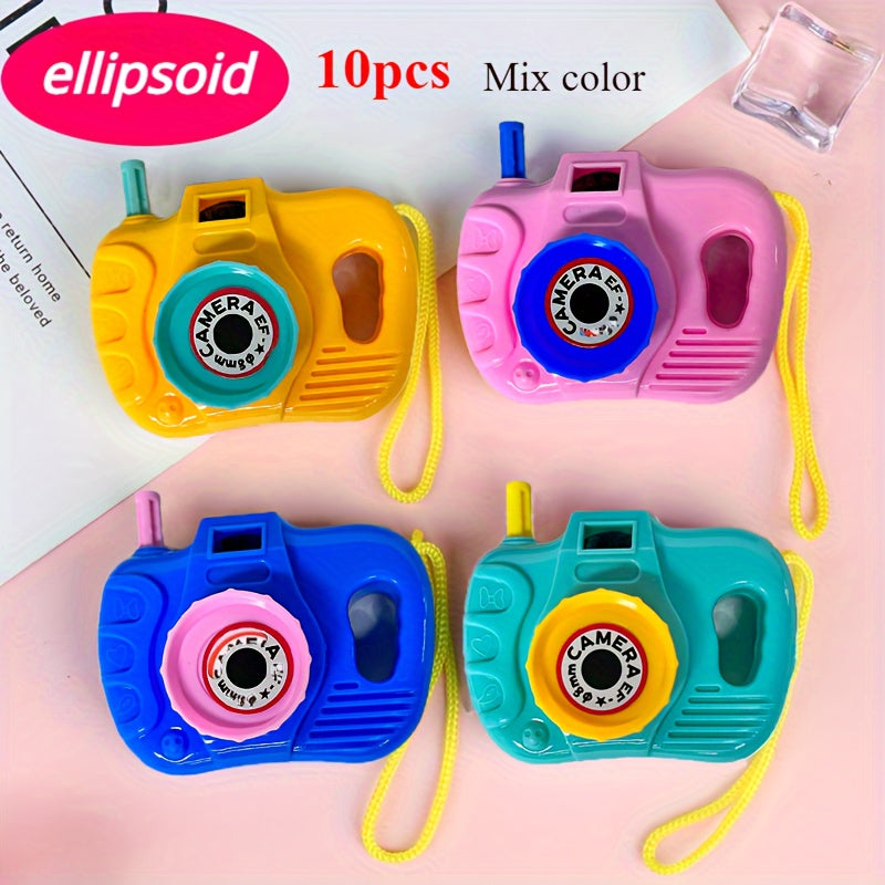 10pcs Kids' Viewing Cameras - Fun Cartoon Animal Design