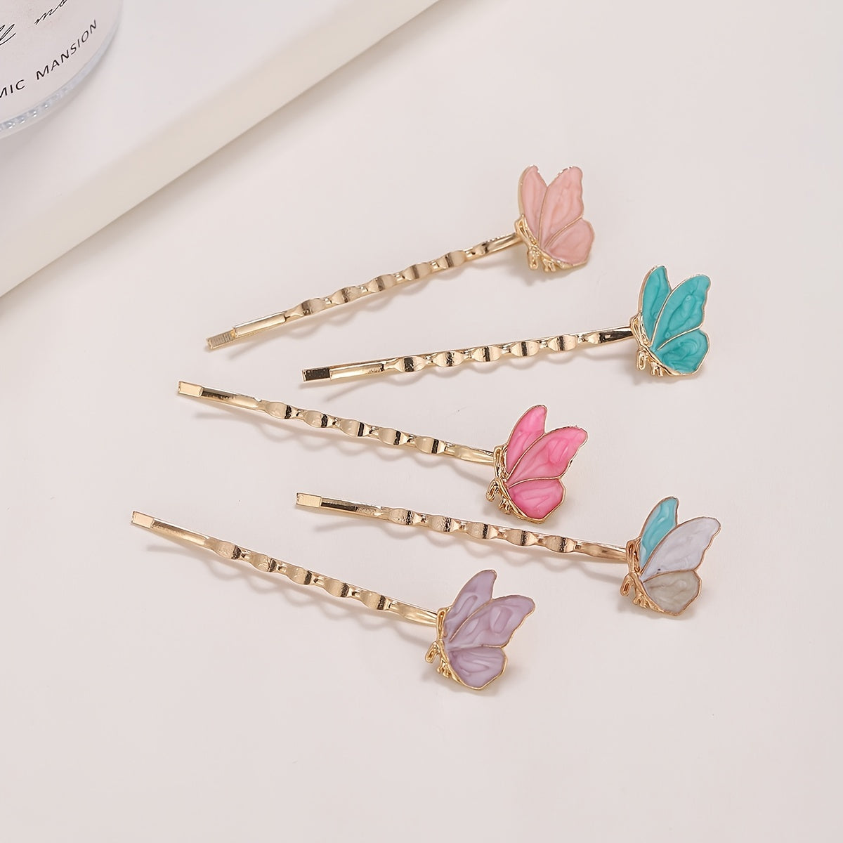 Butterfly Decor Bobby Pin Hair Clip Non Slip Accessory