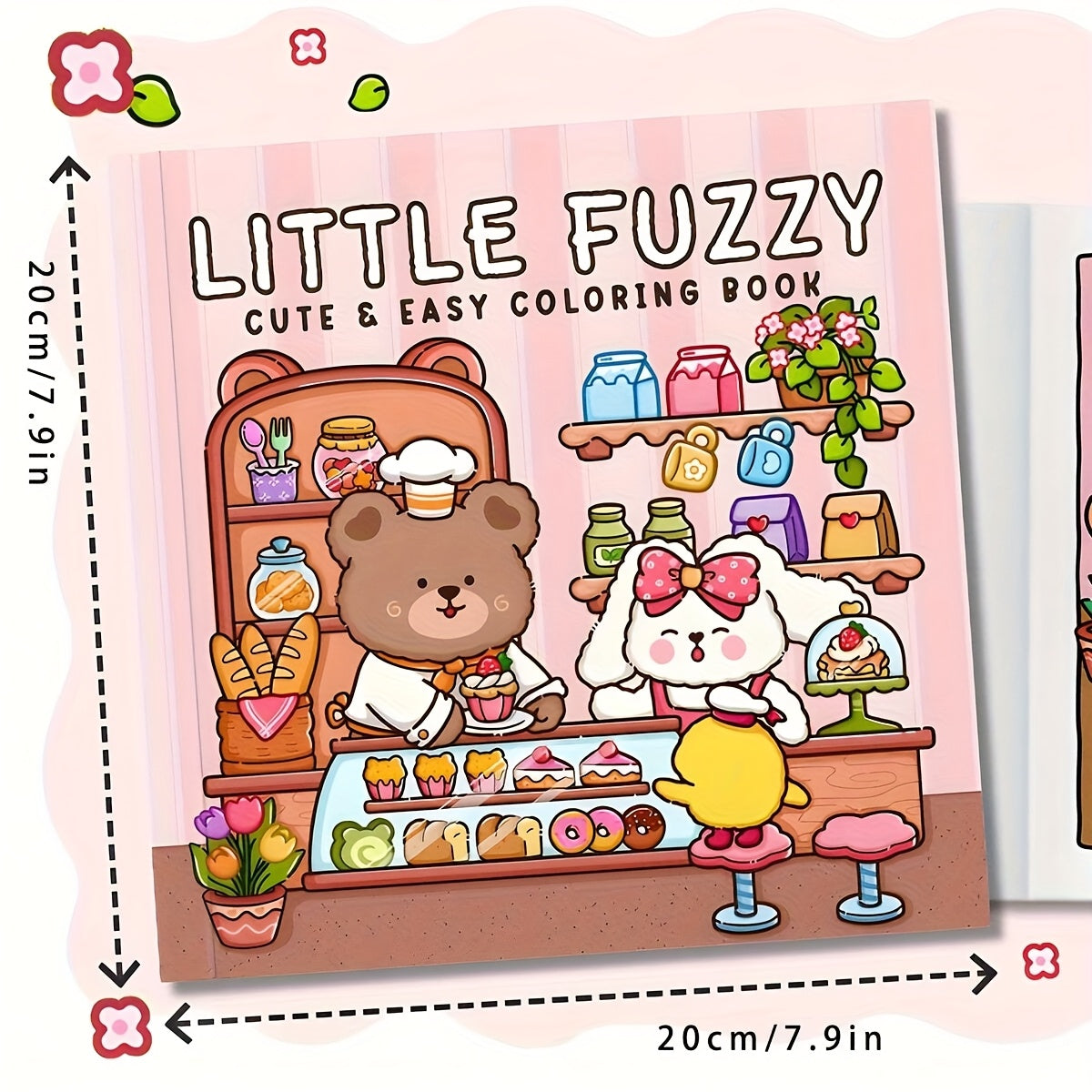 Fuzzy Theme Coloring Book for Adults