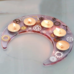 Moon Tray Wine Holder Silicone Mold for DIY Crafts