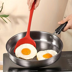 Durable High Temp Silicone Spatula for Non Stick Pots/Pans Kitchen Tool