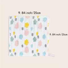 5pcs Baby Towels Cartoon Gauze Square Towels