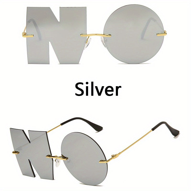 Men's Rimless Sun Glasses UV400 Sunglasses