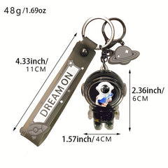 Acrylic Spaceman Astronaut Keychain Bag Pendant Key Chain