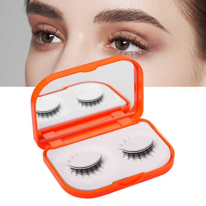 2 Pairs Faux Mink Eyelashes Long Thick Natural Look