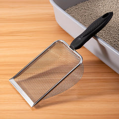 Stainless Steel Cat Litter Scoop Easy Clean Pet Shovel