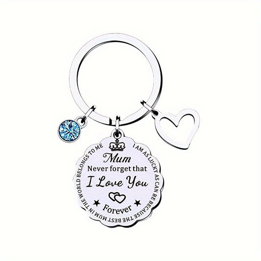 Never Forget That I Love You Keychain Pendant