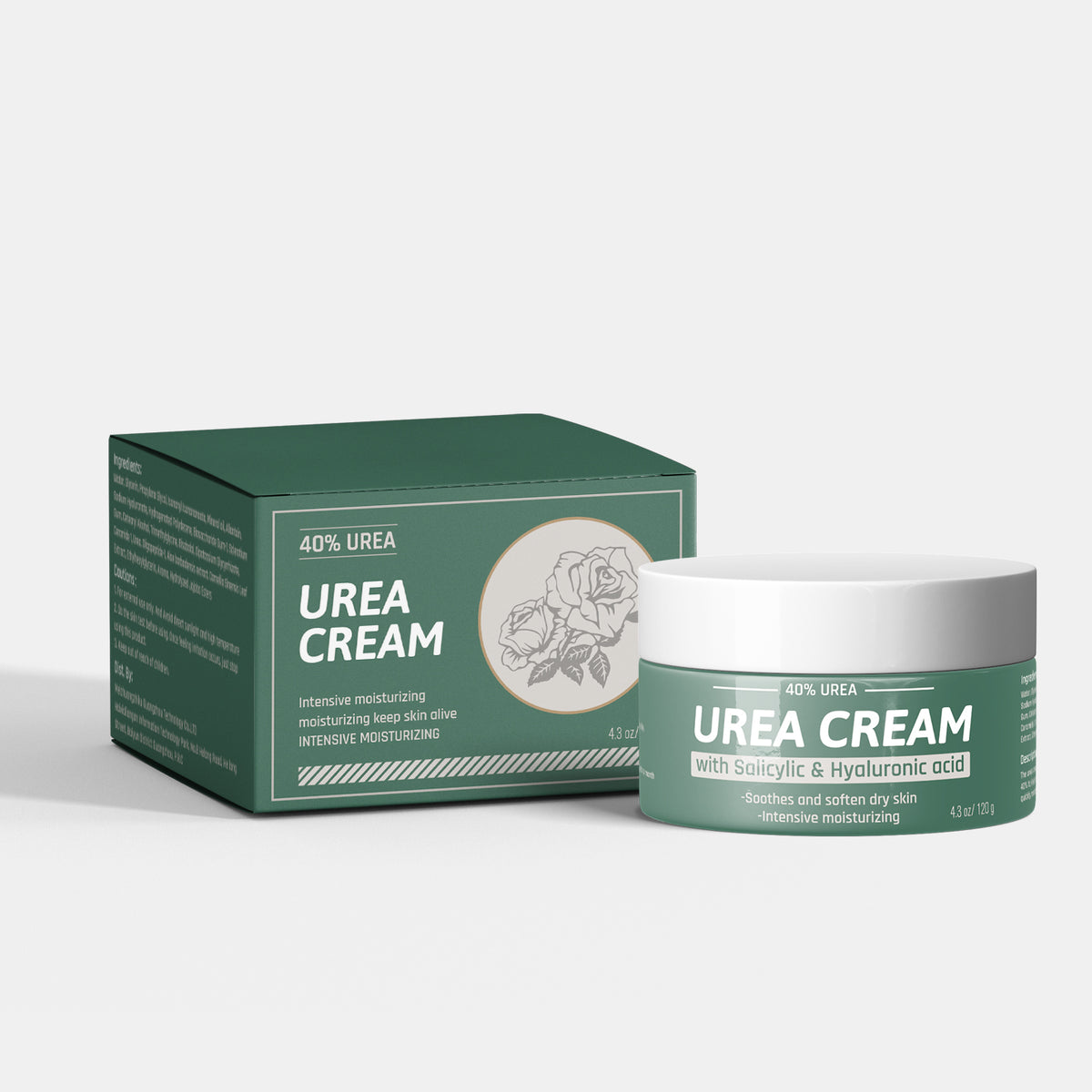 Urea Cream 40% Moisturize Skin For Dry Cracked Feet Hands Heels
