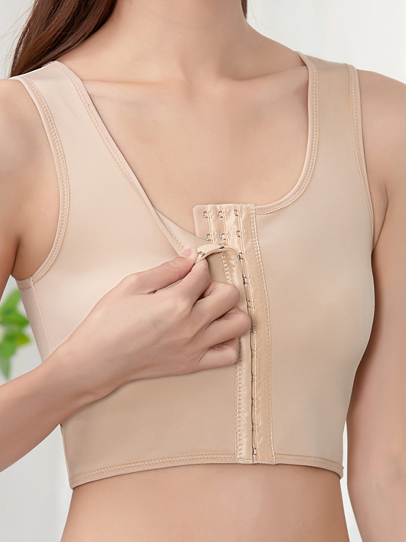 Zip Front Sports Bra Breathable Yoga Fitness Lingerie