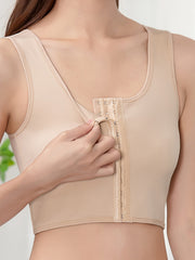 Zip Front Sports Bra Breathable Yoga Fitness Lingerie