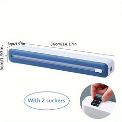 Plastic Wrap Dispenser with Slide Cutter for Kitchen Restaurant Supermarket