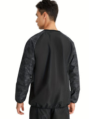 Men's Sauna Suit Sweat Shirt for Weight Loss Training Workout