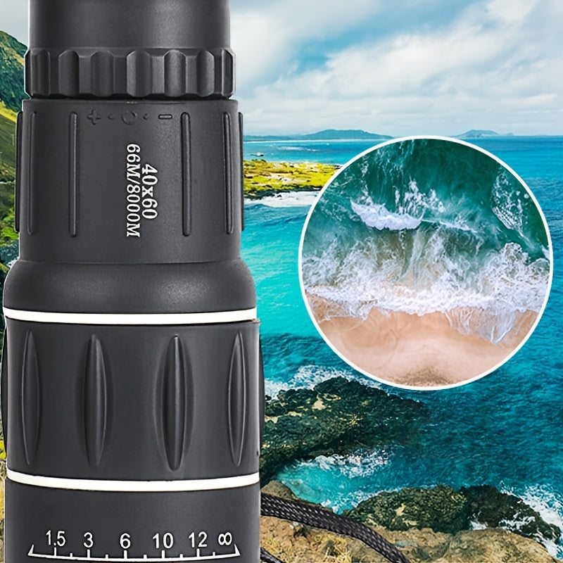 40x60 Monocular Telescope for Camping Bird Watching