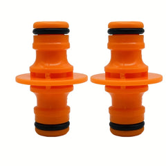 4pcs Double Male Hose Connectors for Garden Hose with Control Valve Switch