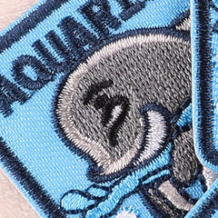 4pcs Embroidered Dolphin Patches For Girls Clothing DIY Ironing Stickers